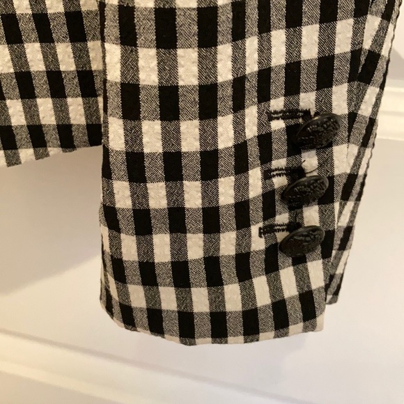 *Host pick!* Maison d’Amelie b&w checkered blazer - Picture 6 of 10